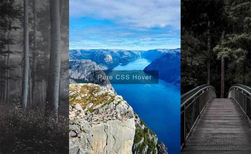 css3全屏图片手风琴特效