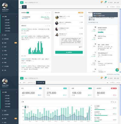 响应式Bootstrap中文后台模板