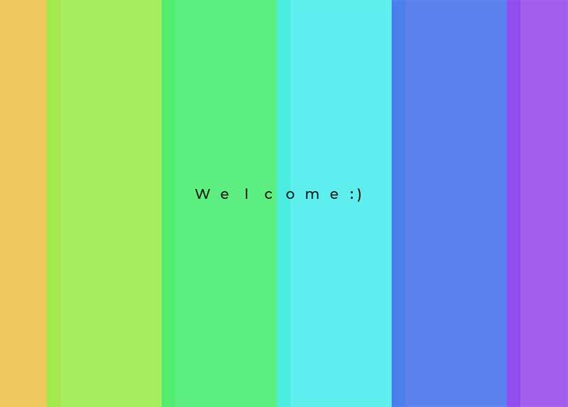 欢迎光临彩色文字动态特效