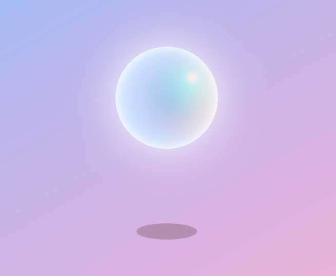发光的糖果泡泡动画特效