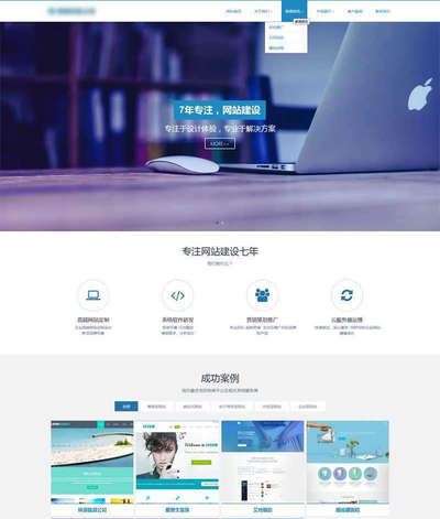 html5大气的网站建设公司网站模板