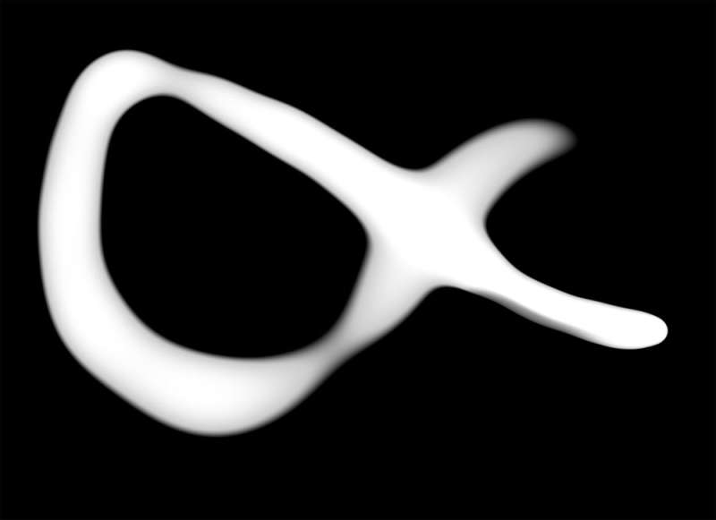 webgl canvas制作白色液体跟随鼠标移动绘画效果