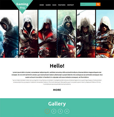 游戏开发宣传推广公司网站模板