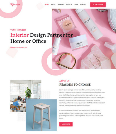 智能家居产品展示页html模板