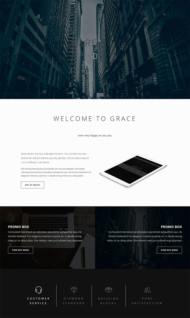 VI设计服务公司静态html网站模板