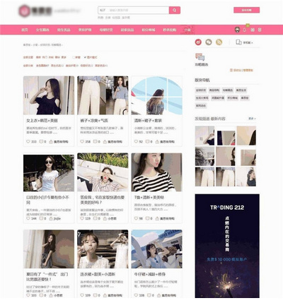 discuz大气淘宝客网站模板