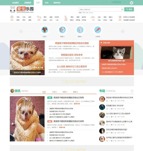 discuz宠物社区论坛交流资讯网站源码